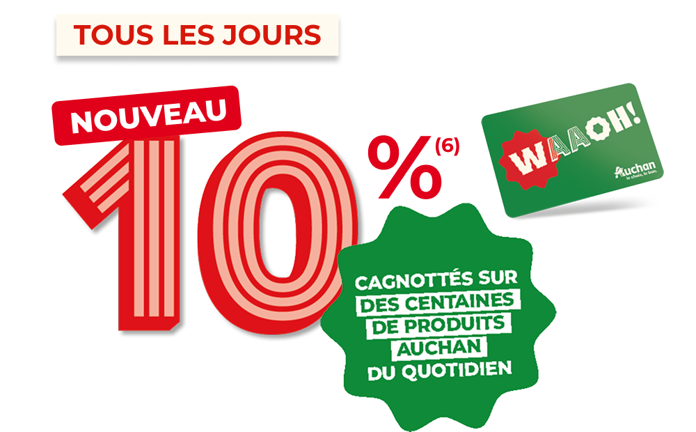 10% cagnottés tous les jours